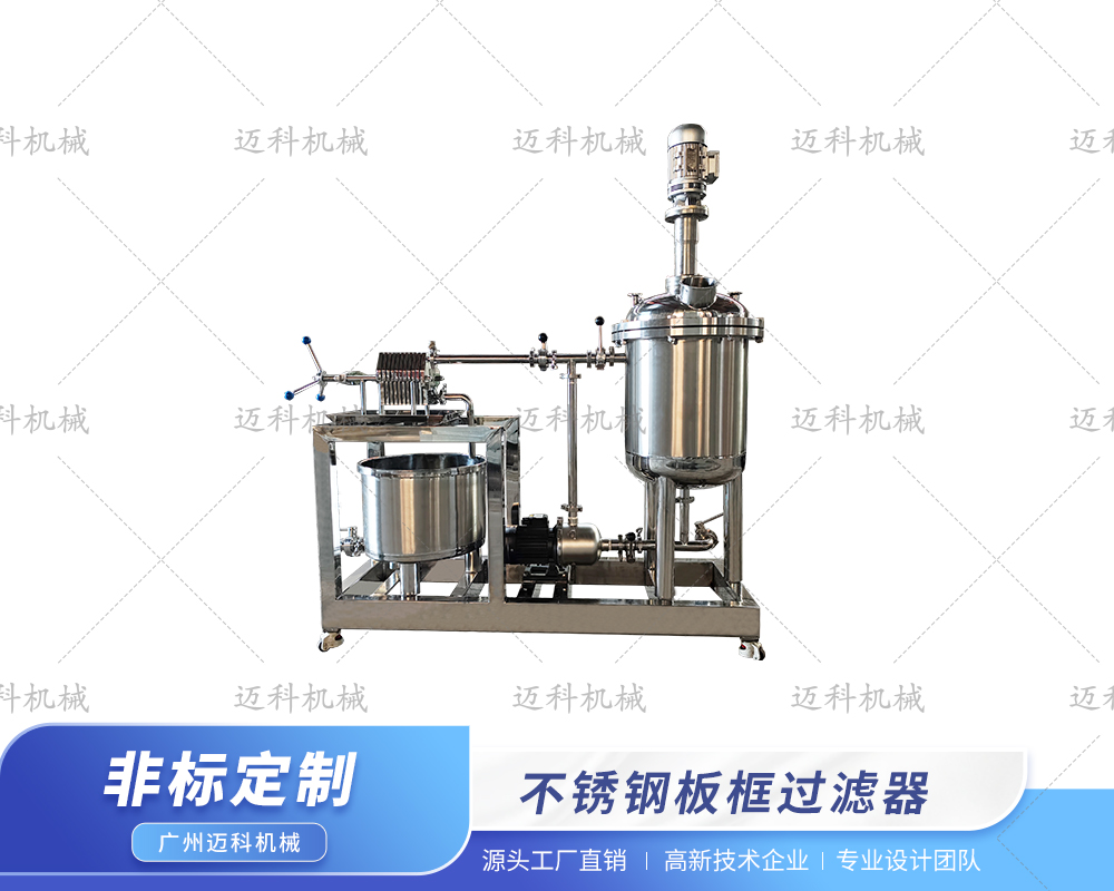 不銹鋼板框過濾機組